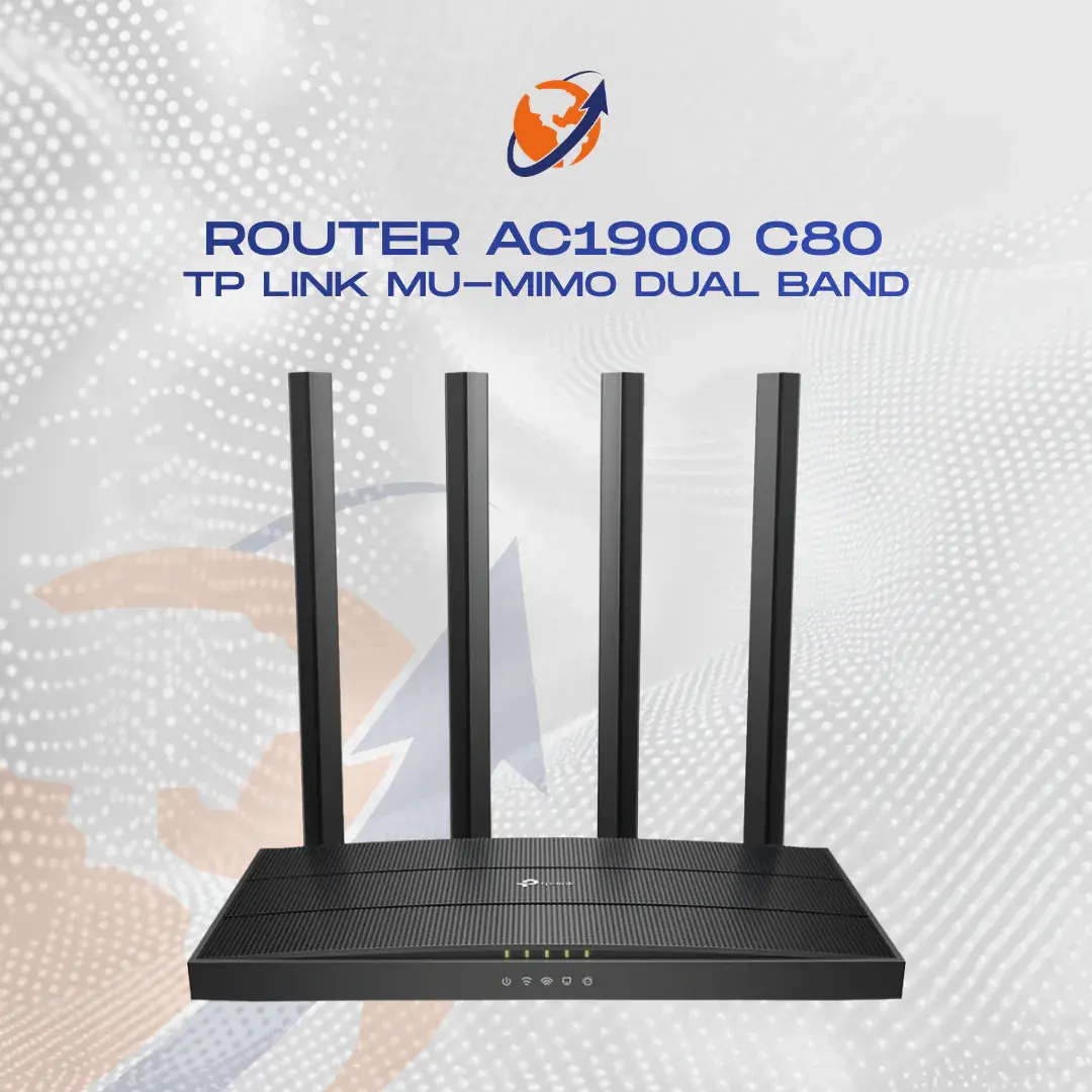 TP LINK ROUTER GIGABIT AC1900 C80 MU-MIMO DUAL BAND