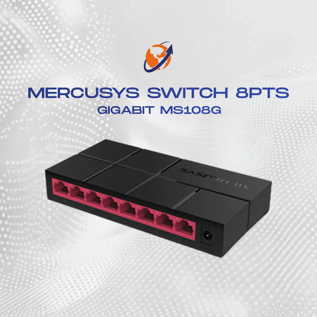 MERCUSYS SWITCH SOBREMESA 8 PUERTOS GIGABIT MS108G