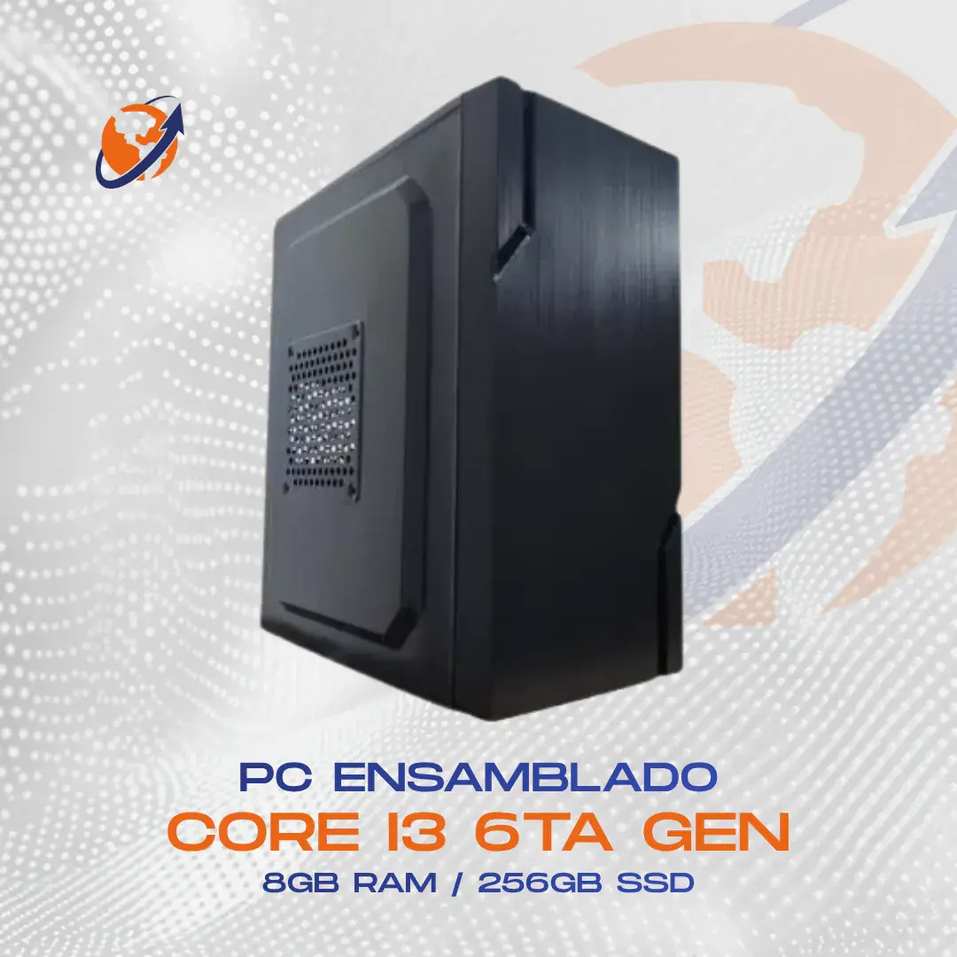 PC ENSAMBLADO I3 6TA GEN 8GB RAM 256GB SSD