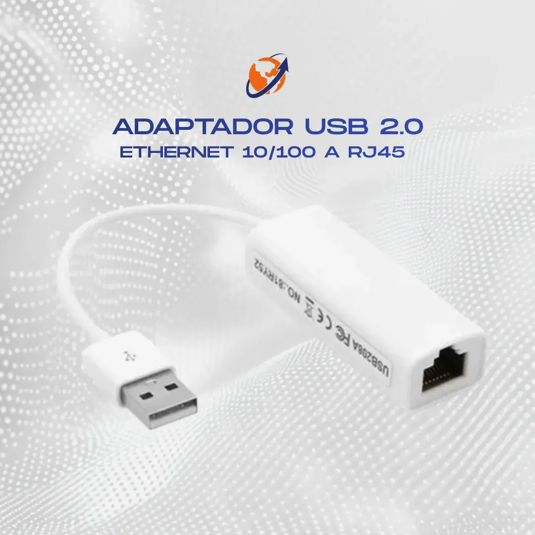 ADAPTADOR USB 2.0 ETHERNET 10/100 A RJ45