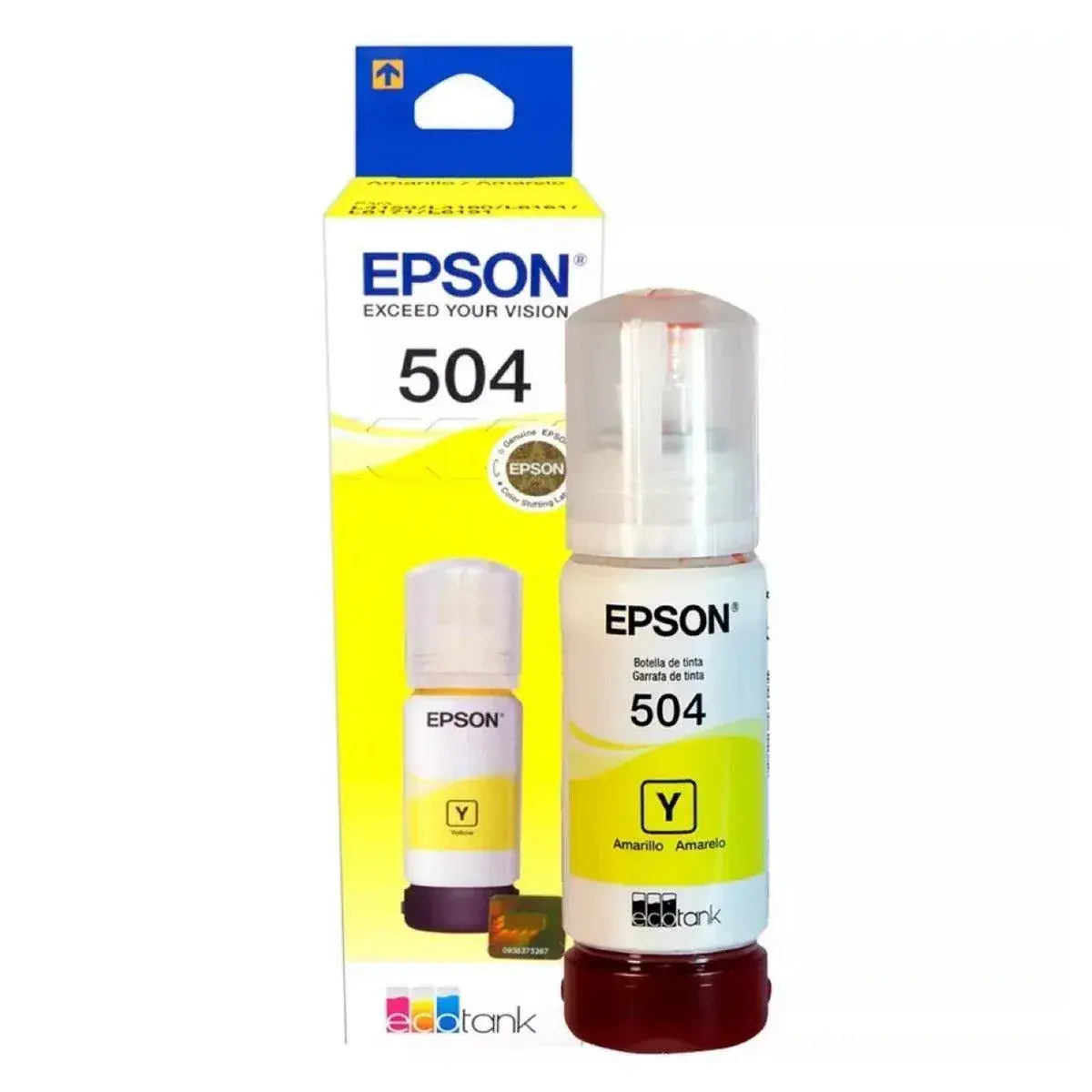 TINTA EPSON T504420 AMARILLO PARA L4150, L4160, L6161, L6171, L6191 - imagen 1
