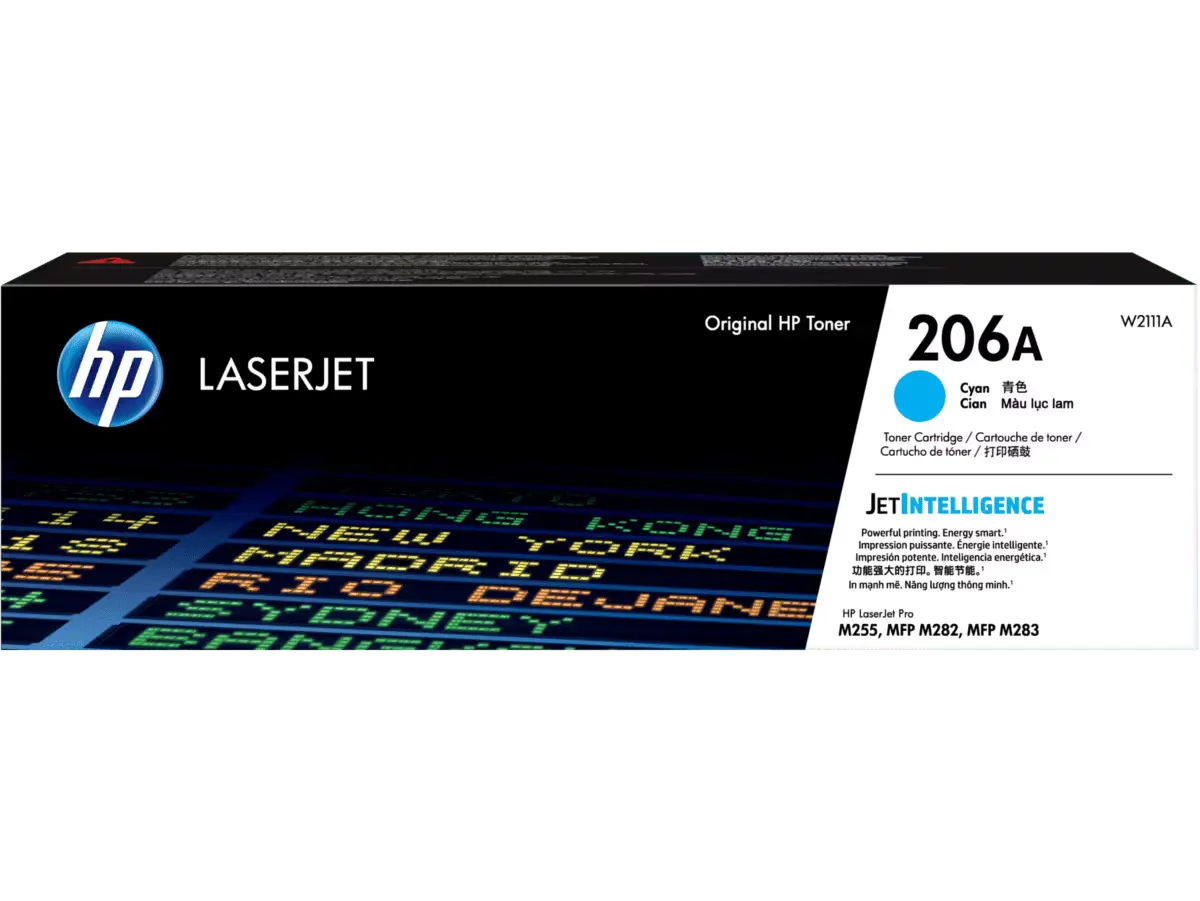 TONER CIAN 206A W2111A HP LASERJET M255, M282, M283 - imagen 1
