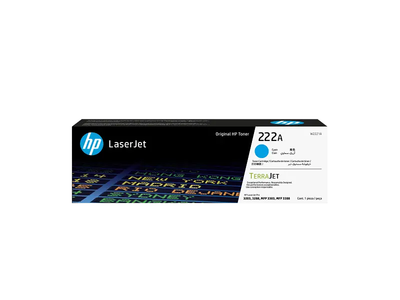 TONER CIAN 222A W2221A HP LASERJET 3203, 3288, 3303, 3388 - imagen 1