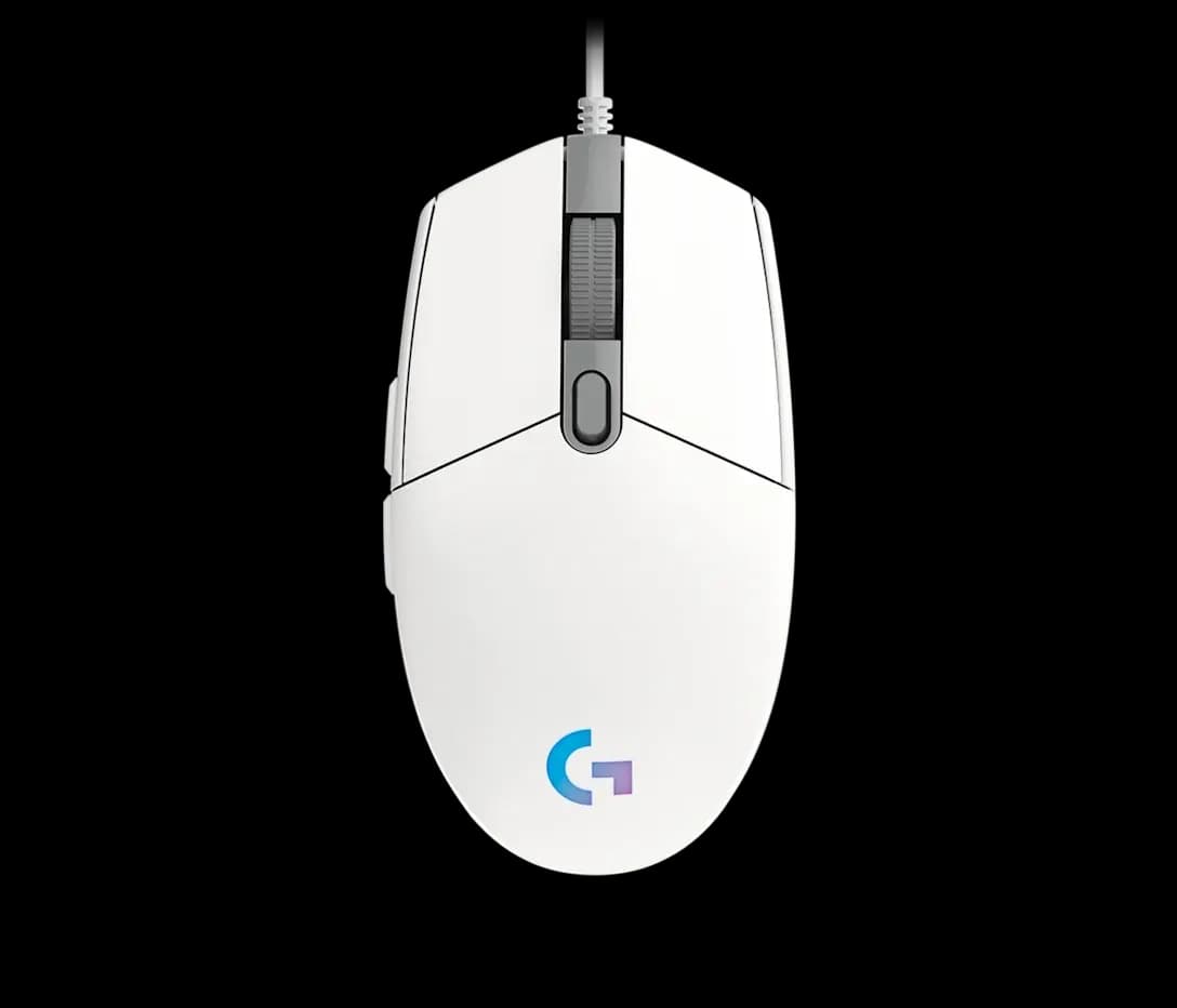 LOGITECH MOUSE G203 ALAMBRICO GAMING 6 BOTONES RGB / LIGHTSYNC BLANCO - imagen 1