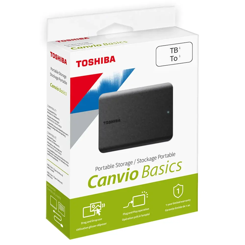 HDD EXTERNO TOSHIBA CANVIO BASICS 1TB 2.5" NV - imagen 4