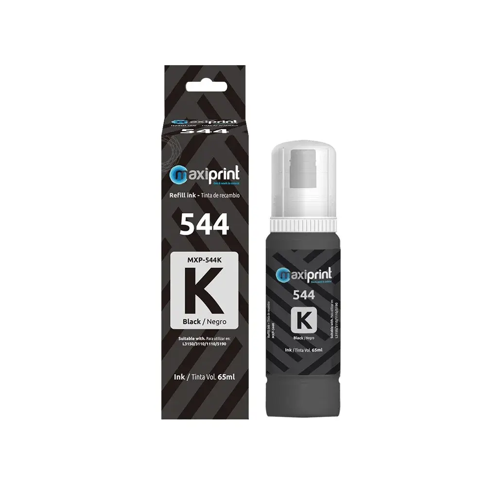 MAXIPRINT 544 NEGRO 65ML - imagen 1
